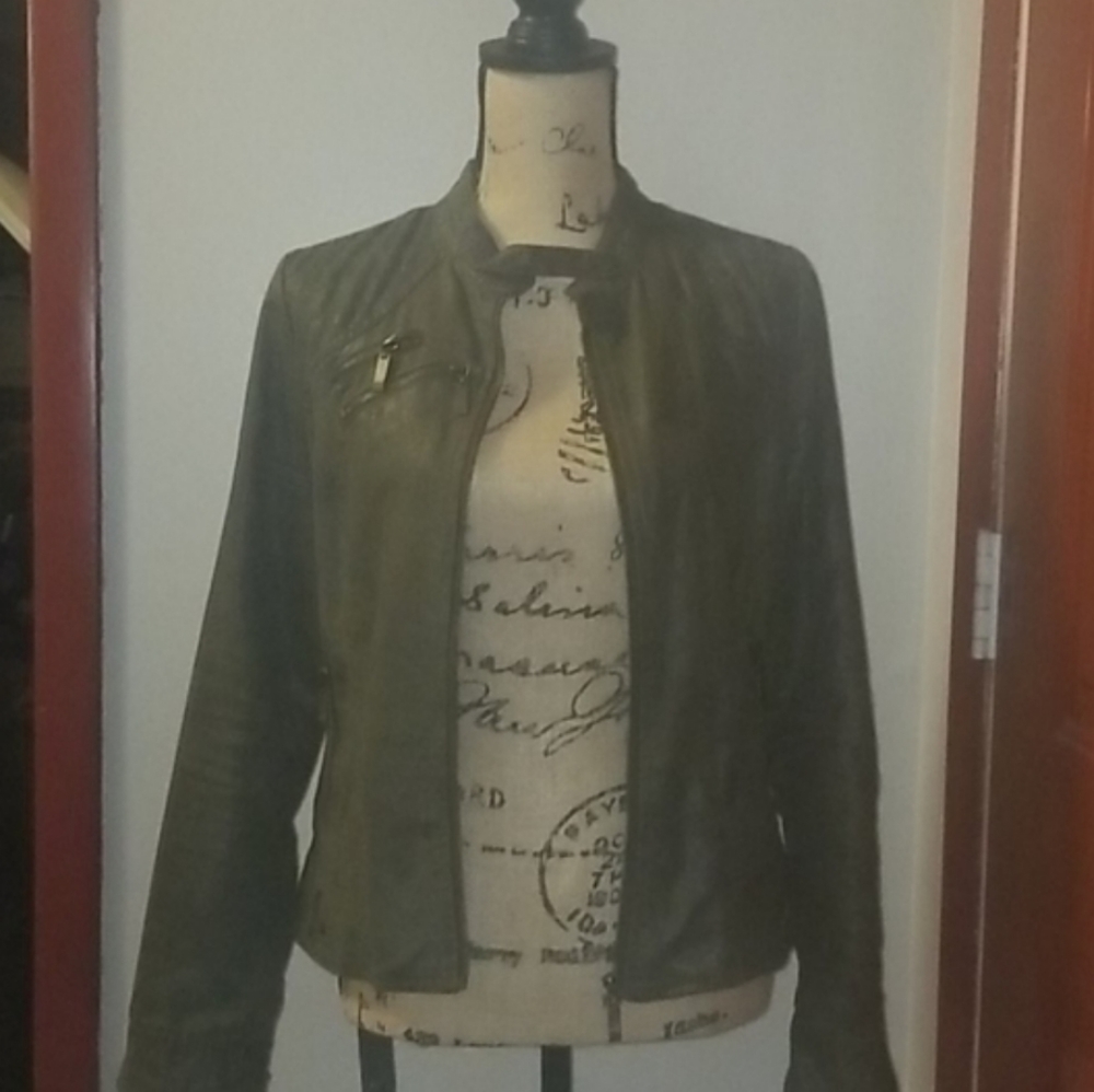 Forever 21 faux leather moto jacket